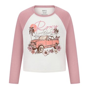 Roxy Big Girls' Off Road Raglan Graphic Tee