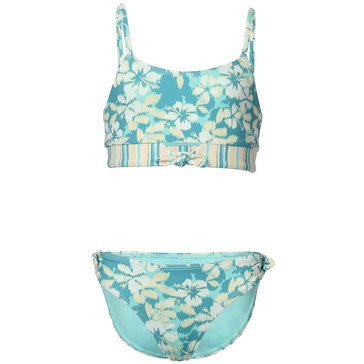 Roxy Big Girls' Hibiscus Mirage 2-Piece Swimsuit