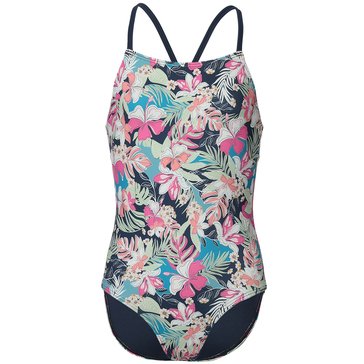 Roxy Big Girls' Moody Tropical 1-Piece Swimsuit