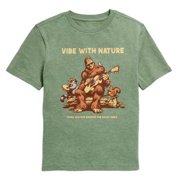 Old Navy Big Boys' Short Sleeve Nature Vibes Graphic Core Tee