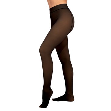 Hue Women's Faux Sheer Fleece Tights