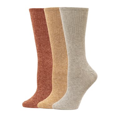 Hue Women's Must Have Crew Socks, 3-Pack