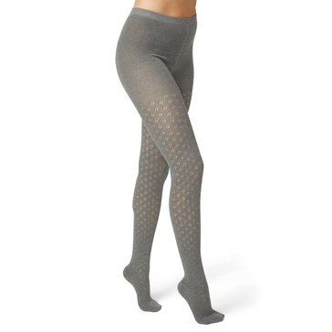 Hue Women's Pointelle Diamond Sweater Tights