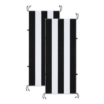 Arkwright Home Tie and Dry Stripe Beach Towels