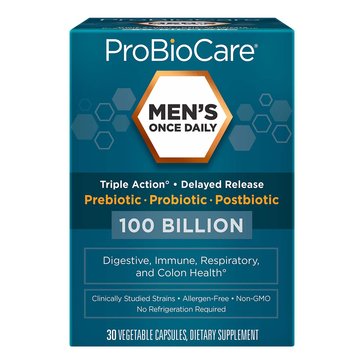 The Vitamin Shoppe ProBioCare Mens Once Daily Capsules