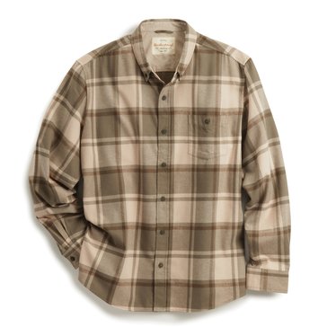 Weatherproof Men's Long Sleeve Brushed Flannel Shirt