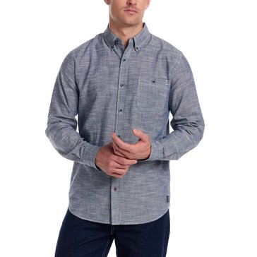 Weatherproof Men's Long Sleeve Chambray Shirt