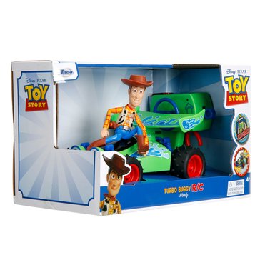 Jada Toys Disney Toy Story Turbo Buggy with Woody Remote Controlled Vehicle