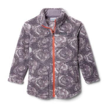 Columbia Little Girls' West Bend Printed Full Zip Fleece