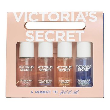 Victoria's Secret Body Care 4 Piece Assorted Mini Mist Coffret Gift