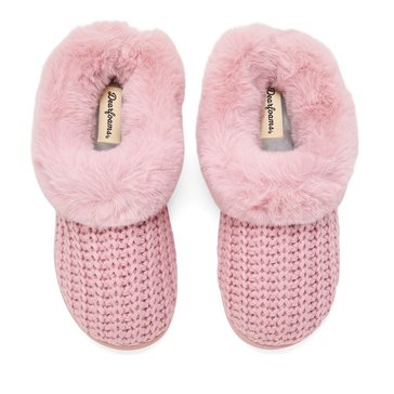 Dearfoams Women's Hannah Festive Knit Clog