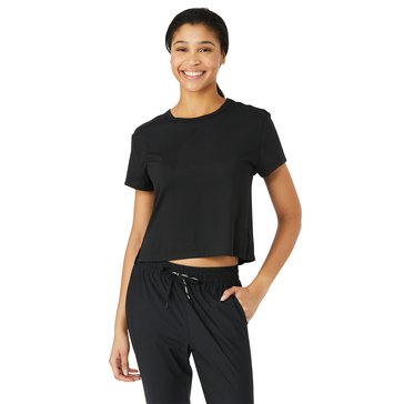 3 Paces Women's Short Sleeve Crop Tee