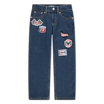 Levi's Little Boys' Loose Taper Patch Jeans