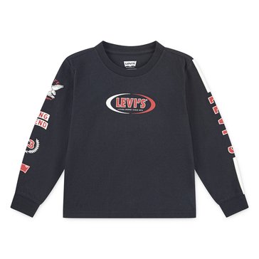 Levi's Big Boys' Long Sleeve Racing Stripes Tee