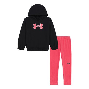 Under Armour Little Girls' Rib Velour Tunic Set