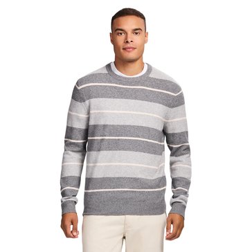 Izod Men's 7 GG Soft Yarn Jersey Crew Neck Striped Sweater