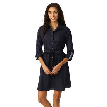 Nautica Women's Long Sleeve Shirt Dress