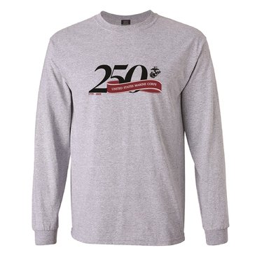 MV Sport USMC 250th Official Logo FC Adult Long Sleeve Tee
