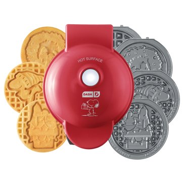Dash X Peanuts Multi Mini Waffle Maker System, 4-Plates