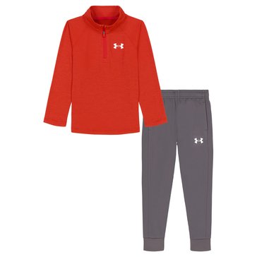 Under Armour Toddler Boys' 1/4 Zip Rye Bread Set