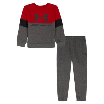 Under Armour Toddler Boys' Colorblock Crew Set