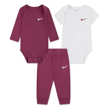 Nike Newborn Girls' Essentials 3 Piece Pant Set