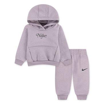 Nike Infant Girls' Solid Pull Over Hoodie Jogger Set