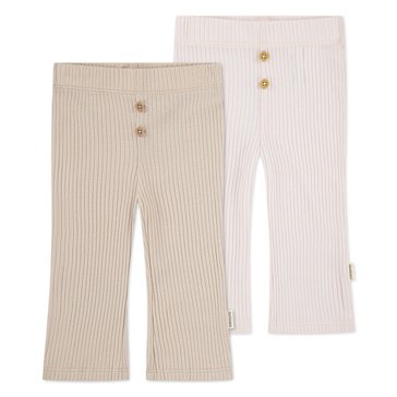 Huggies Newborn Girls' Organic Pants, 2-Pack