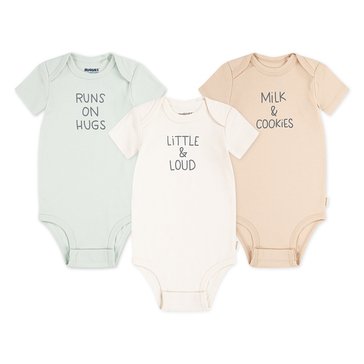 Huggies Newborn 3 Organic Bodysuits, 3-Pack