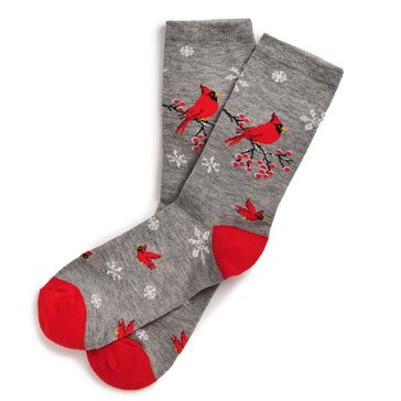 Legale Women's Cardinal Crew Socks