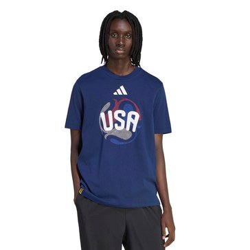 Adidas Men's Olympic Country Team USA Tee