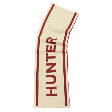 Hunter Metallic Rib Logo Scarf