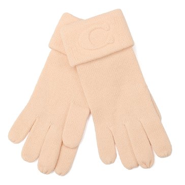 Coach Embossed C Knit Glove