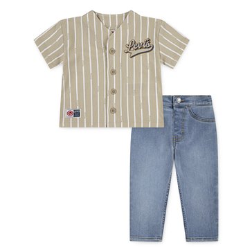 Levi's Infant Boys' Baseball Tee and Denim Jean Set