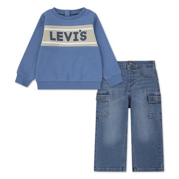 Levi's Infant Boys' Stay Loose Cargo Pants Set