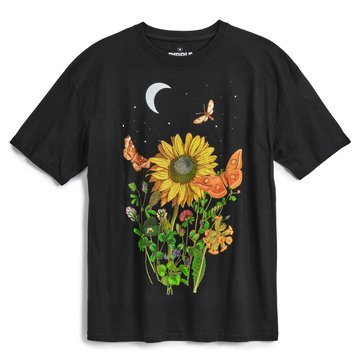 Ripple Junction Women's Short Sleeve Moonlit Moths Tee