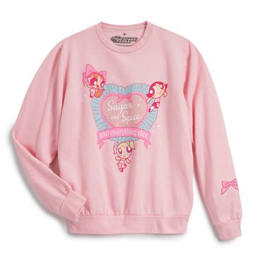 Ripple Junction Women's Sugar Spice and Nice Ruffle Heart Fleece