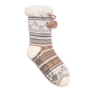 MUK LUKS Women's Tall Cabin Socks