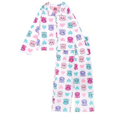 Care Bears Toddler Girls' Pajama Coat Set, 2-Piece 