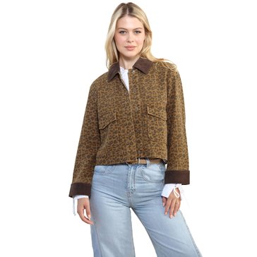 26 International Women's Camo Barn Jacket With Cord Collar