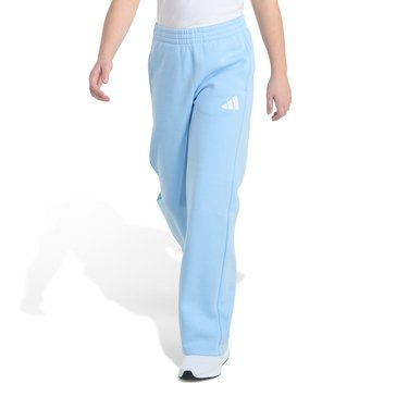 Adidas Big Girls' Wide Leg Fleece Pant
