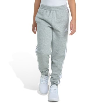 Adidas Big Girls' Bold 3S Fleece Joggers