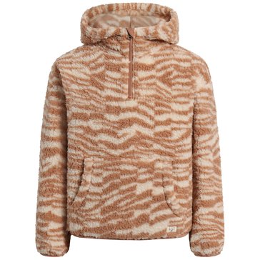 Billabong Big Girls' Just In Time Sherpa Half Zip Hoodie