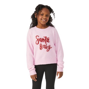 No Comment Big Girls' Santa Baby Christmas Sweater