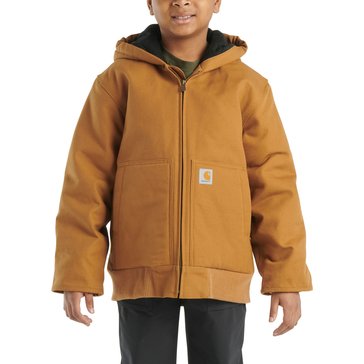 Carhartt Big Boys' Canvas Insulated Hooded Jacket