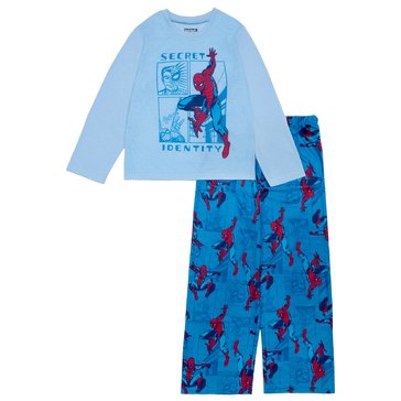 Marvel Big Boys' Long Sleeve Secret Identity Jersey Pajama Set