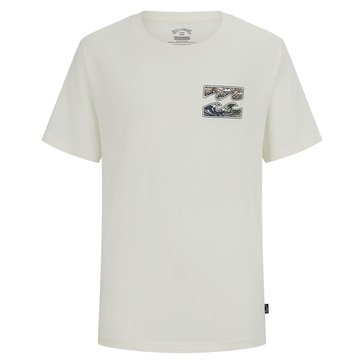 Billabong Little Boys' Short Sleeve Crayon Wave Tee