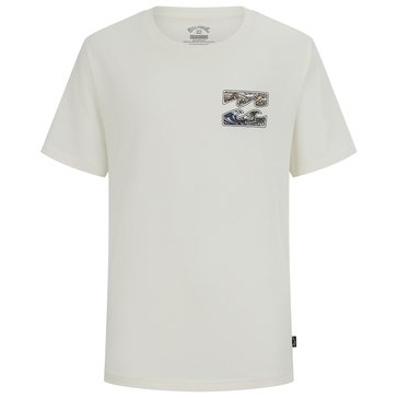 Billabong Big Boys' Short Sleeve Crayon Wave Tee