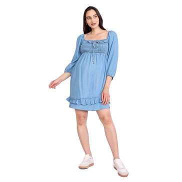 Motherhood Maternity Smocked Baby Doll Dress