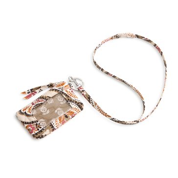 Vera Bradley Zip ID Pouch with Breakaway Lanyard